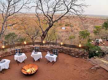 Ghoha Hills Savuti Lodge: Die Boma