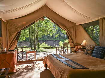 Governor´s Camp: Luxury Tent Ausblick