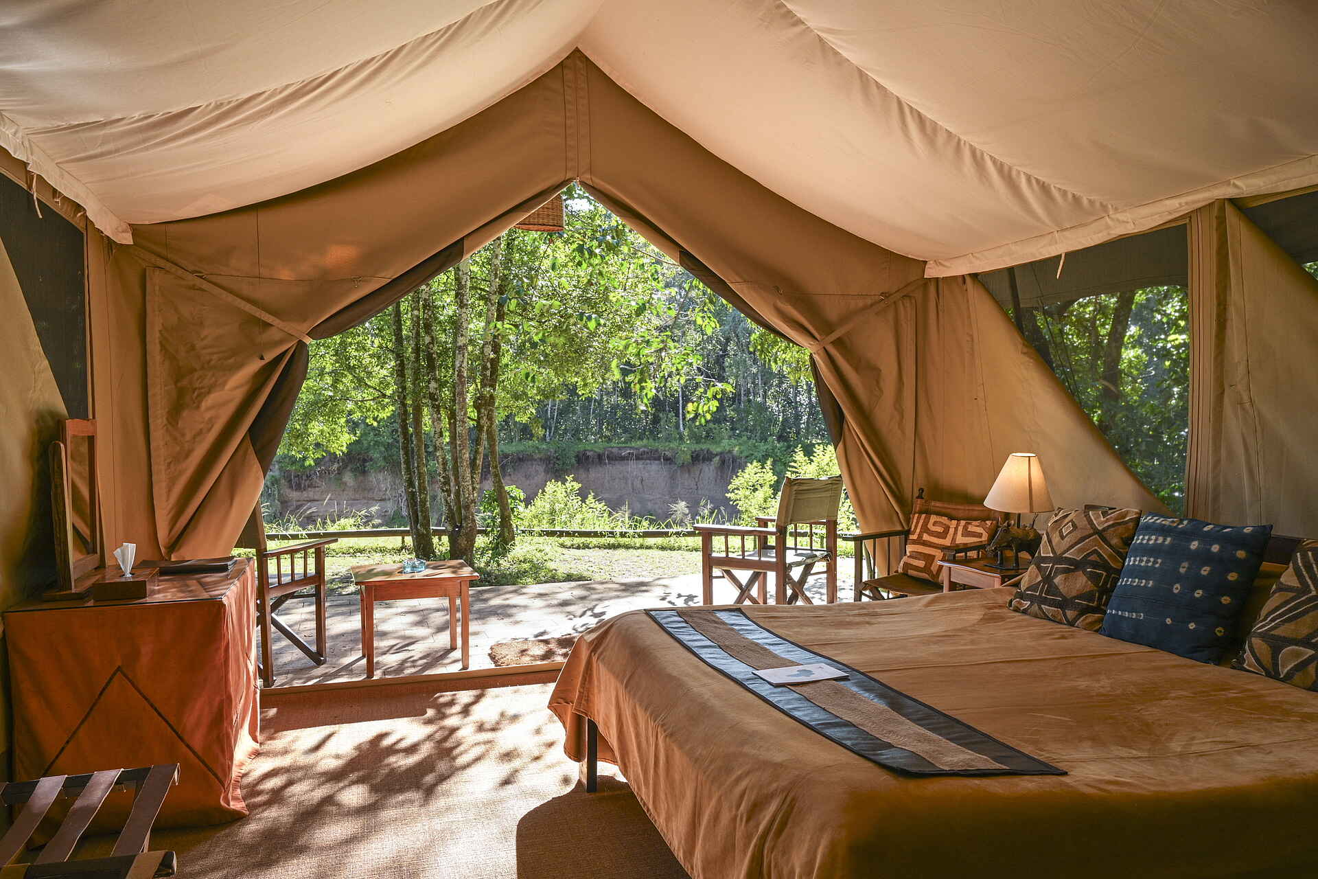 Governor´s Camp: Luxury Tent Ausblick