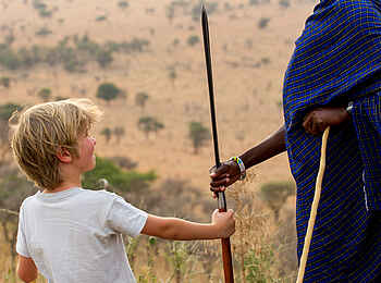 Kubu Kubu Tented Camp: Der kleine Massai