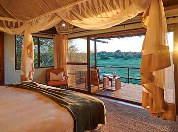 Leroo la Tau Lodge: Blick nach draußen