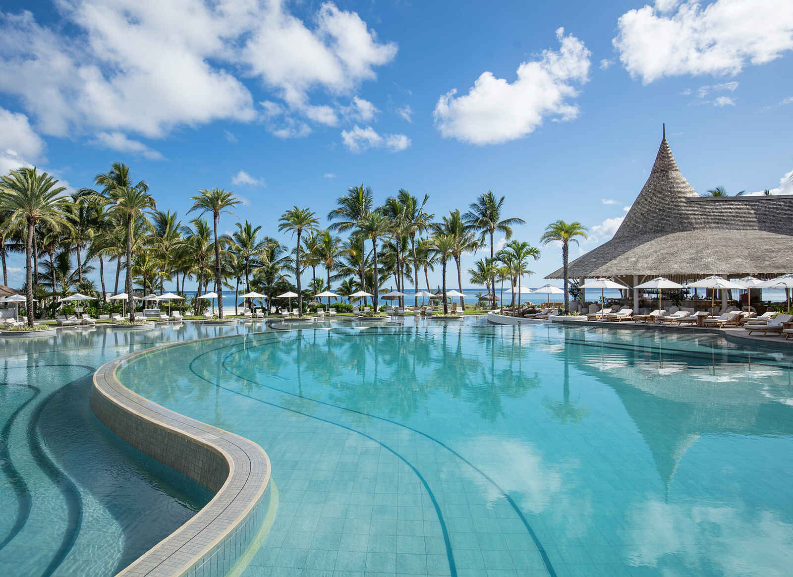 LUX Belle Mare: Der Pool LUX Belle Mare: Der Pool