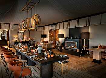 Sindile Luxury Tented Camp: Das Restaurant Sindile Luxury Tented Camp: Das Restaurant