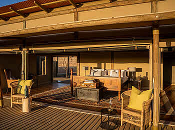 Wolwedans Plains Camp: Blick hinein Wolwedans Plains Camp: Blick hinein