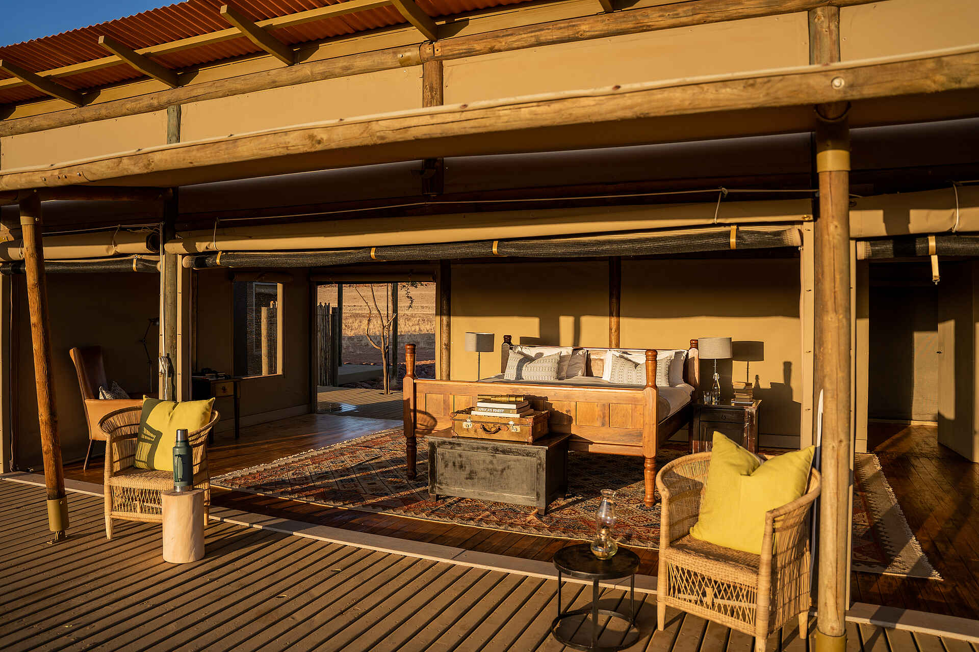 Wolwedans Plains Camp: Blick hinein