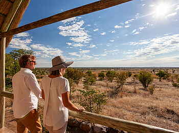 Deka Camp: Blick vom Gästezelt Deka Camp: Blick vom Gästezelt