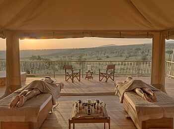 Mara Bushtops: Offener Massage-Bereich