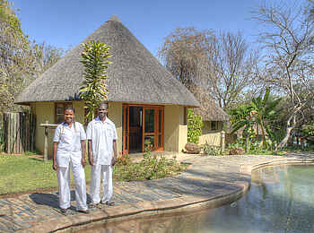 Divava Okavango Lodge and Spa: Willkommen im Spa Divava Okavango Lodge and Spa: Willkommen im Spa