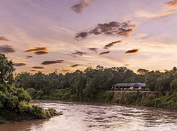 Governors' Il Moran Camp: Lage am Fluss