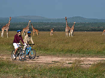 Kicheche Laikipia Camp: Fahrradsafari