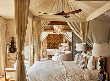 Laba Grumeti Art Lodge: Die Familien Safari Suite