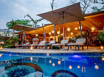 Shongwe Lookout Lodge: Poolbereich