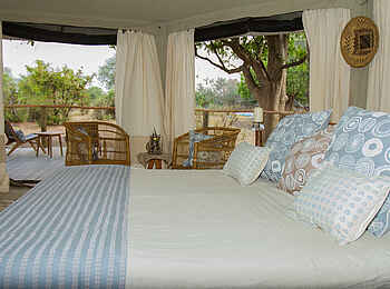 Three Rivers Camp: Doppelbett