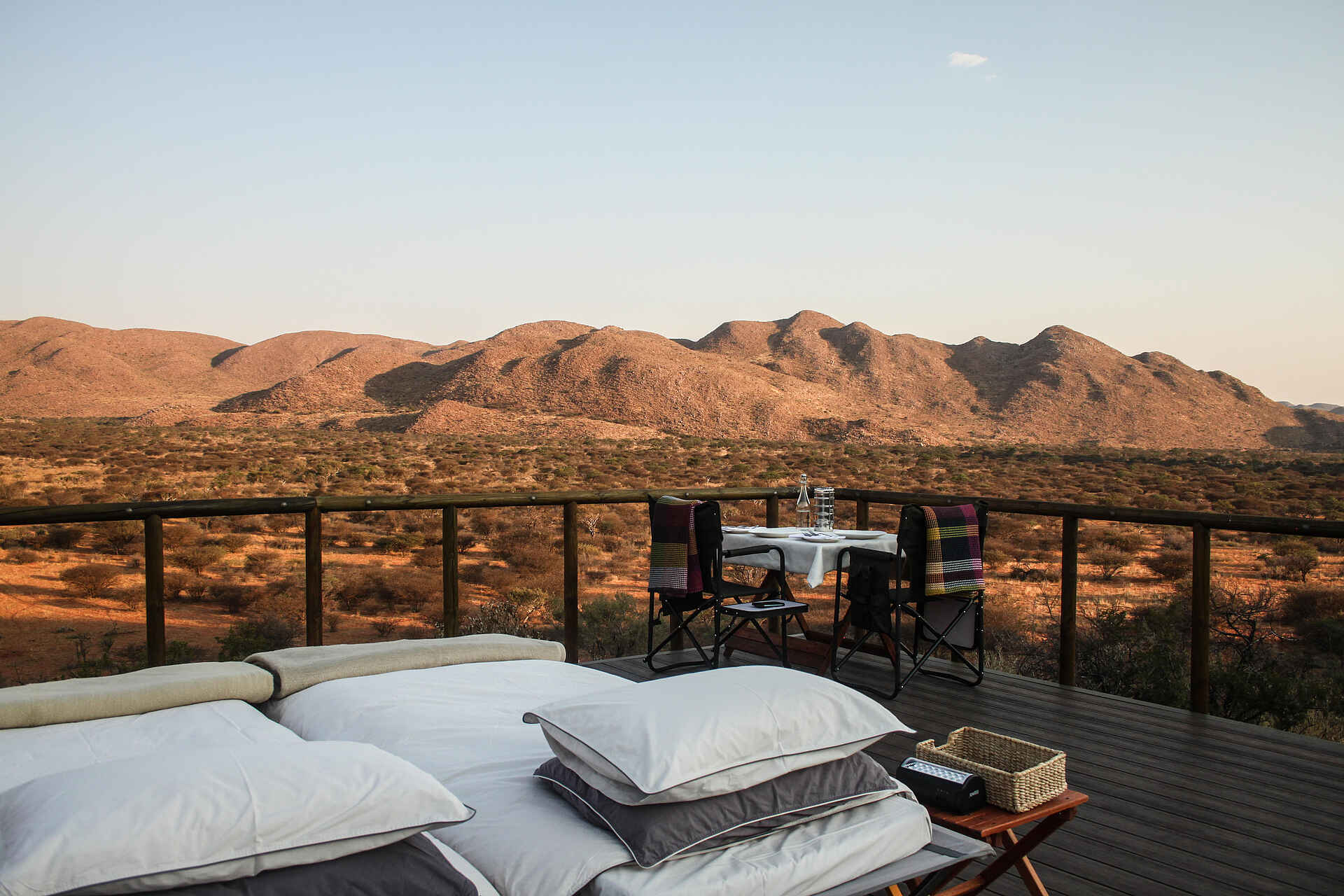 Tswalu Tarkuni Homestead: Auf dem Aussichtsdeck