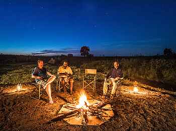 Deteema Springs Camp: Lagerfeuer im Busch