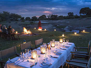 Richards River Camp: Outdoor Dining Richards River Camp: Outdoor Dining