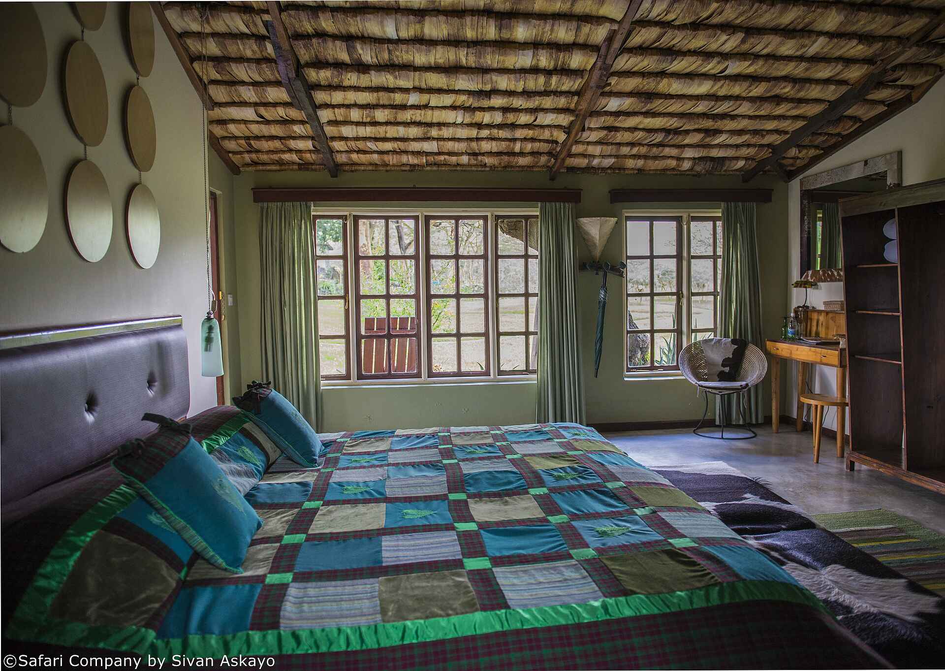 Doppelbett, Gästeunterkunft, Hatari Lodge
