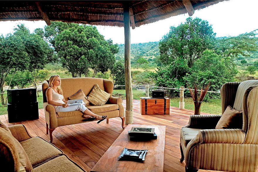 Karen Blixen Camp: Lounge Karen Blixen Camp: Lounge