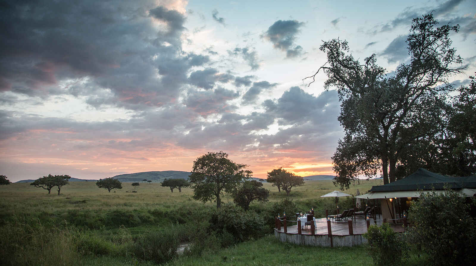 Sand River Masai Mara Camp: Zelt mit Terrasse Sand River Masai Mara Camp: Zelt mit Terrasse