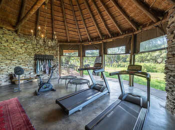 Tintswalo Safari Lodge: Das voll ausgestattete Fitnessstudio