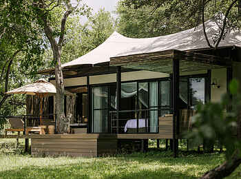 Zambezi Sands Luxury Tented Camp: Luxury Tented Suite Terrasse