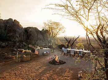 Madikwe Hills Private Game Lodge: Frühstück im Busch