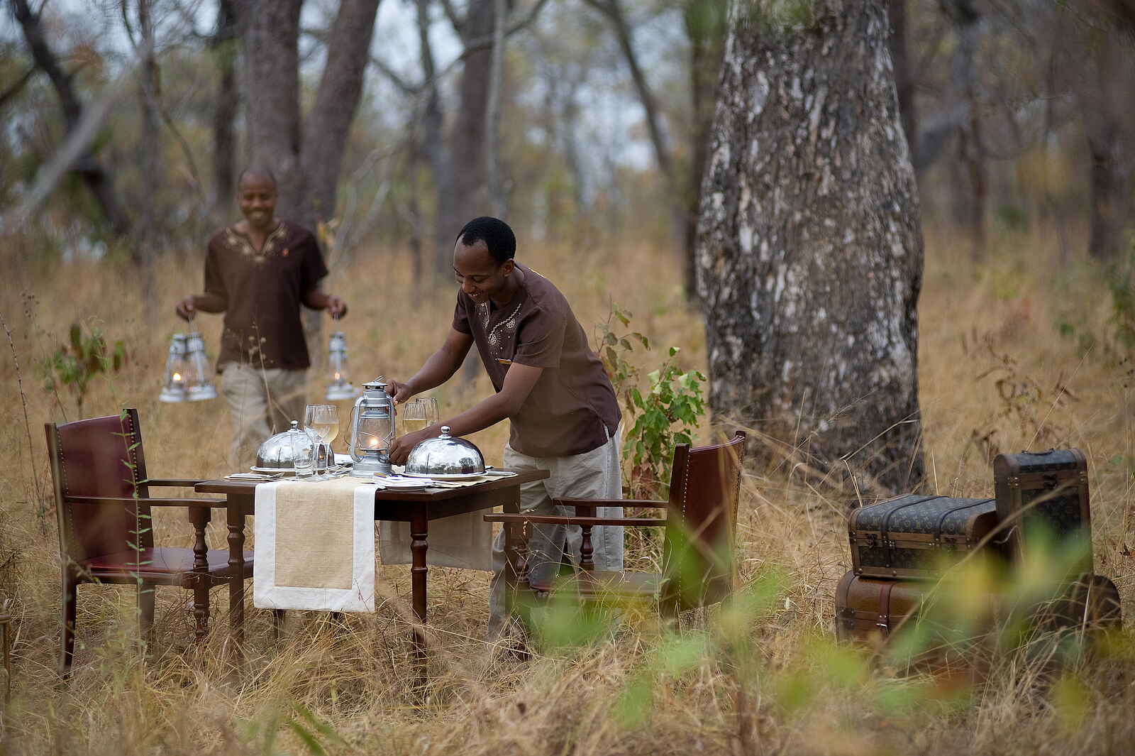 Selous Serena Camp: Lunch im Busch Selous Serena Camp: Lunch im Busch