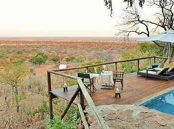 Ghoha Hills Savuti Lodge: Am Pooldeck
