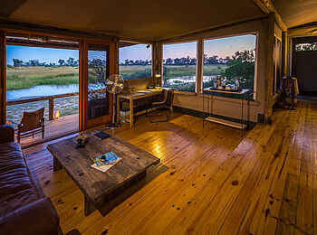 Little Vumbura: Der Wohnbereich Little Vumbura: Der Wohnbereich