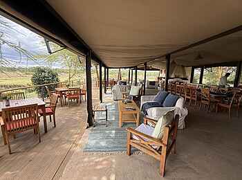 Ol Pejeta Bush Camp: Die Lounge