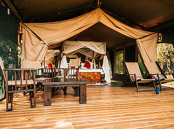 Soroi Mara Bush Camp: Zeltsuite mit großer Terrasse