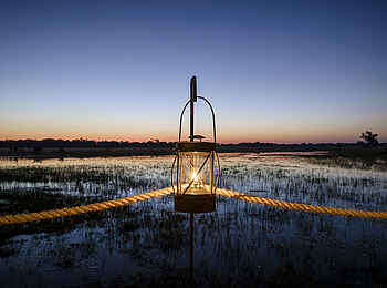 Chief's Camp: Abendstimmung