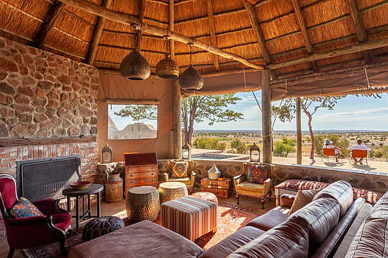 Deka Camp: Blick aus der Lounge Deka Camp: Blick aus der Lounge