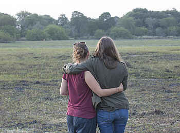 Ntemwa Busanga Bushcamp: Ausblick in die Weite