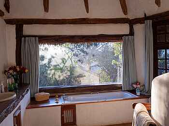 Borana Lodge: Das Badezimmer von Cottage 2 Borana Lodge: Das Badezimmer von Cottage 2
