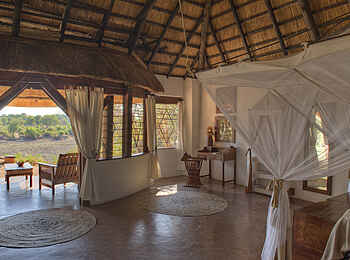 Kapani Lodge: Gästechalet mit privater Veranda