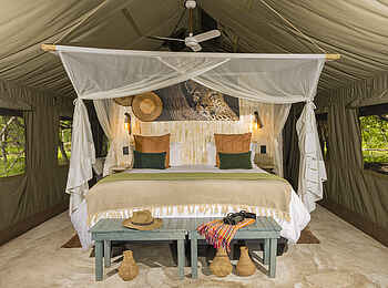 MmaTsebe Tented Camp: Schlafbereich