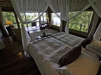 Savuti Camp: Zeltinterieur