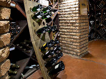 Singita Boulders Lodge: Weinkeller