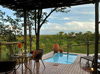 The Elephant Camp: Private Veranda