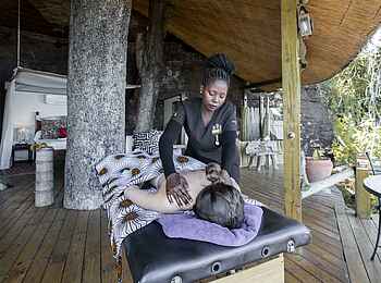 Tongabezi Lodge: Entspannende Massage