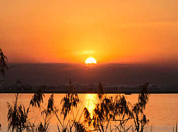 Blue Zebra Island Lodge: Sonnenaufgang am Malawisee