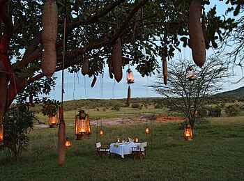 Mara Bushtops: Privates Dinner