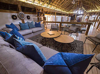 Splash Camp: Innenraum des Hauptgebäudes