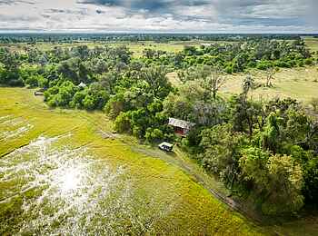 Amber River Camp: Camp aus der Vogelperspektive Amber River Camp: Camp aus der Vogelperspektive