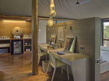 &Beyond Ngala Tented Camp: Raumaufteilung der Gästezelte