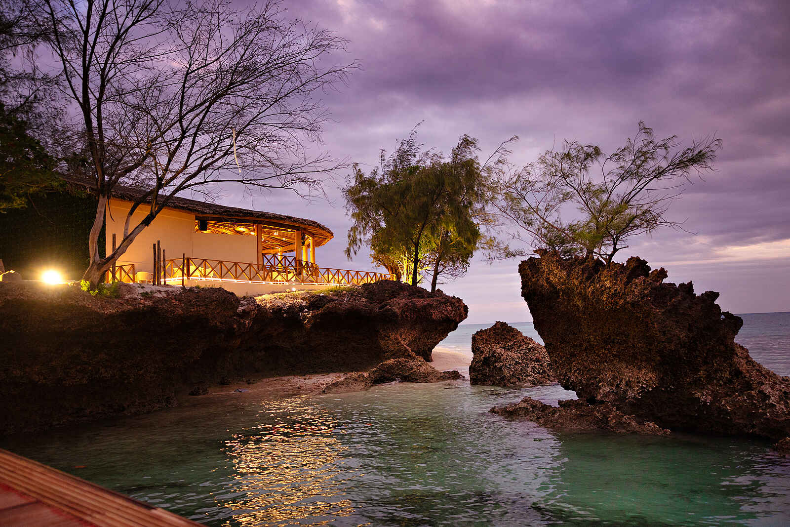 Bawe Island: Die The View Bar am Meer Bawe Island: Die The View Bar am Meer