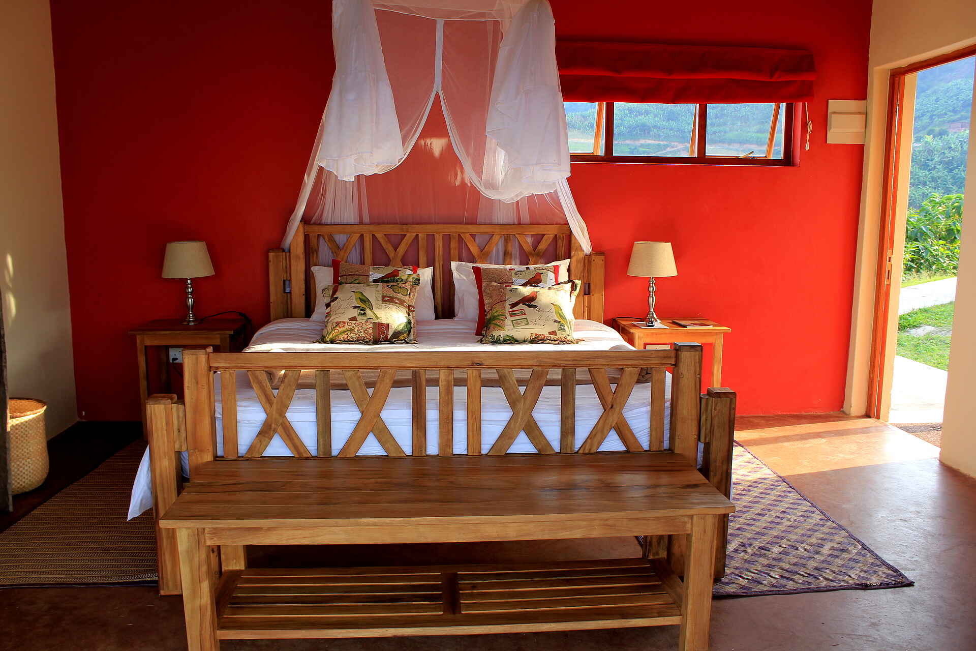 Chameleon Hills Lodge: Das einfache aber hübsche Interieur eines Chalets