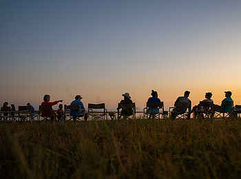 Fothergill Island Luxury Camp: Sundowner