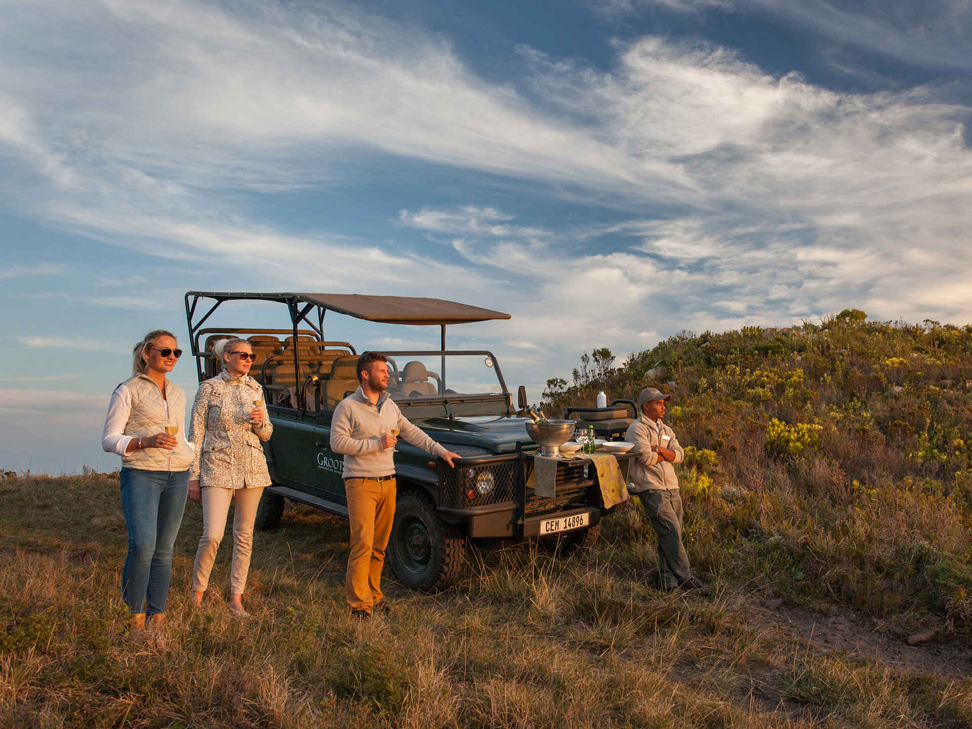 Grootbos Forest Lodge: auf Blumensafari